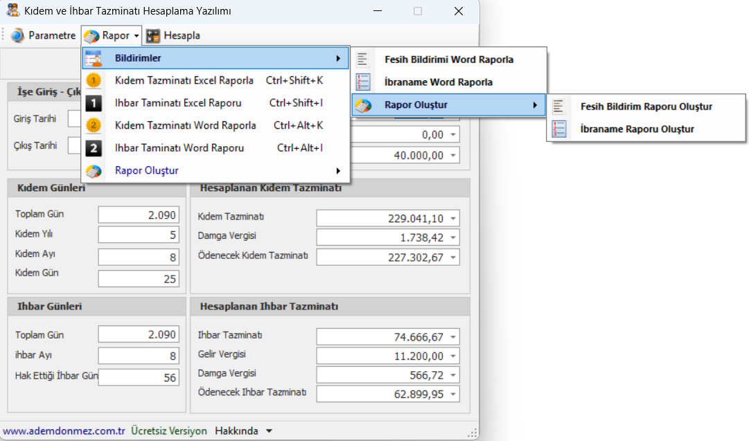 Kıdem İhbar Tazminat