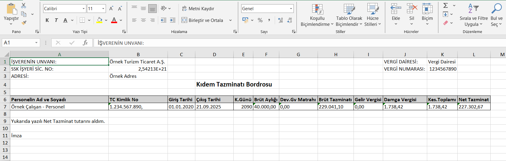 Kıdem İhbar Tazminat