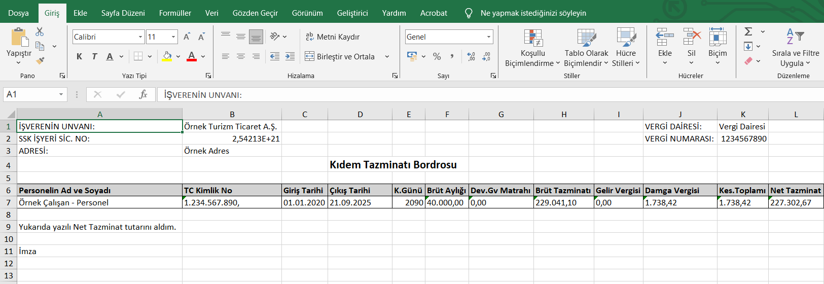 Kıdem İhbar Tazminat