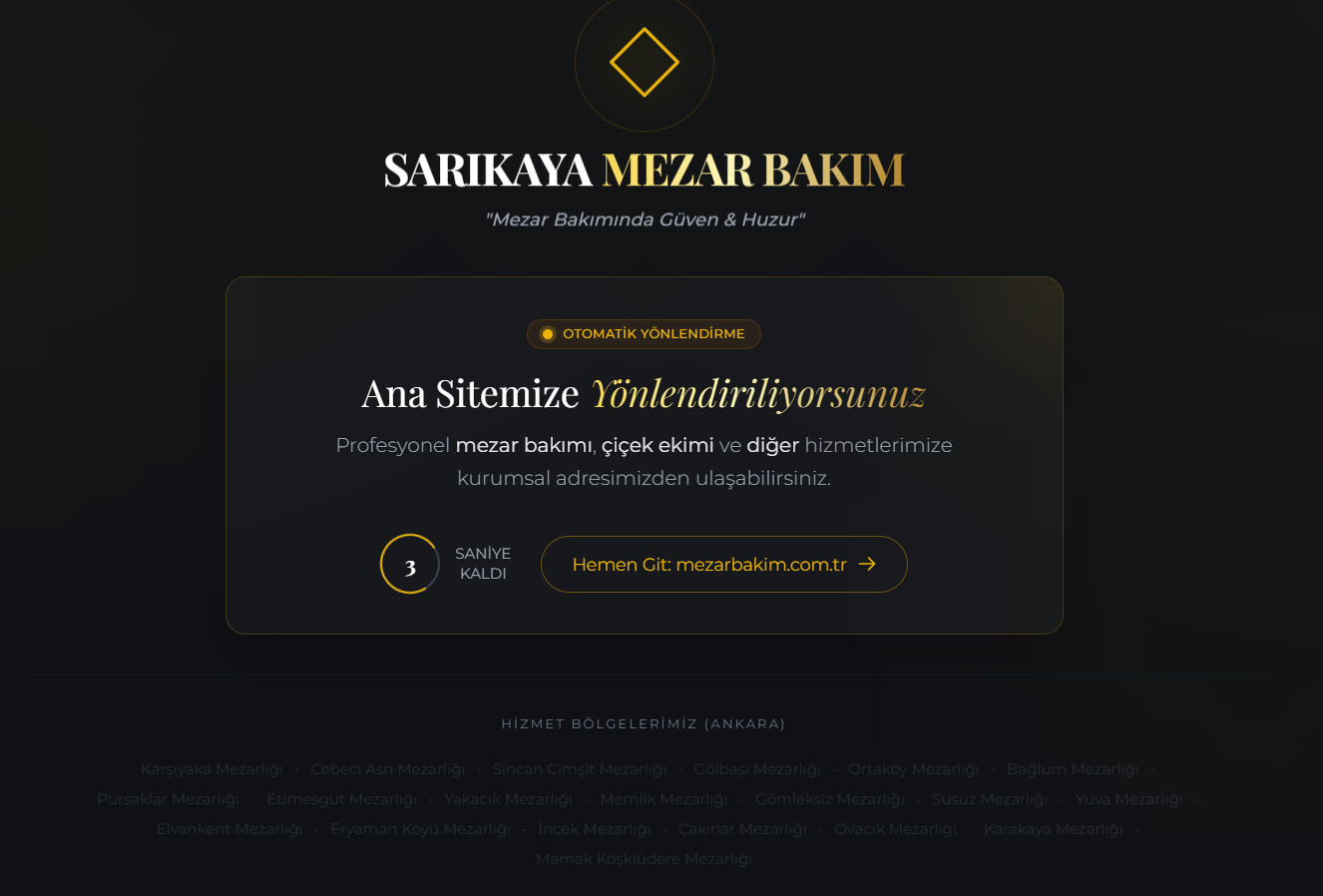 Sarıkaya Mezar Bakım